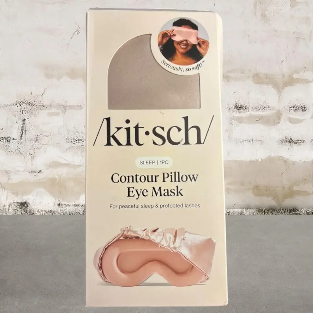 Kitsch $35 Blush Contour Pillow Eye Mask NIB